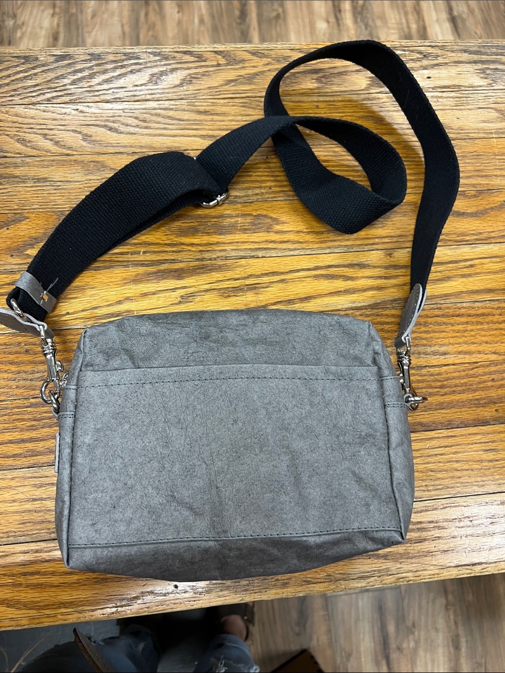 UASHMAMA | Tracolla grey crossbody hand bag purse handbag paper